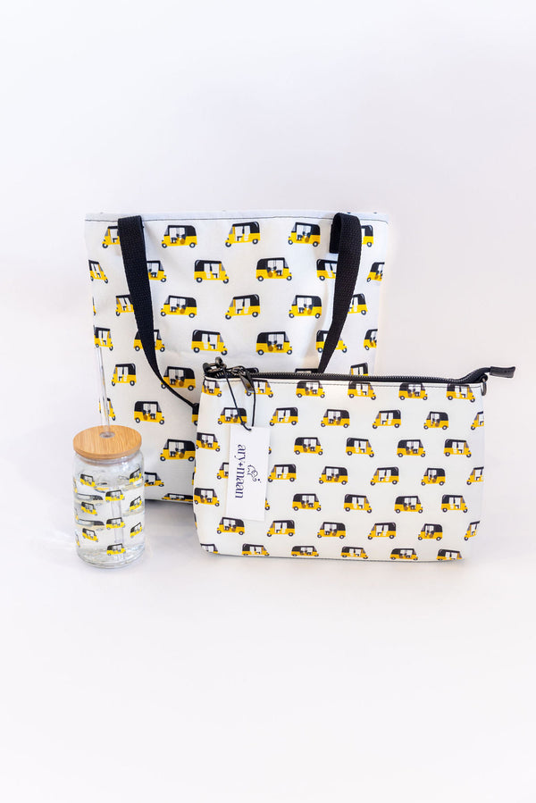 Classic Auto Tote Bag – A Whimsical Ride for Everyday Adventures