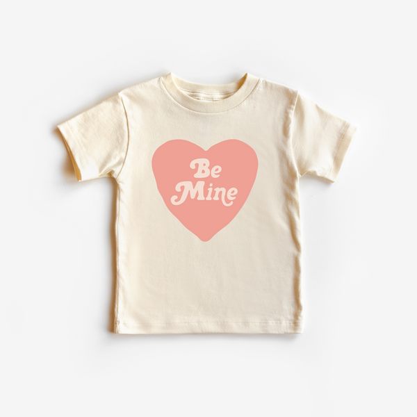 "Be Mine Heart baby décor accessory in a charming angle, perfect for nursery styling and adding a loving touch."