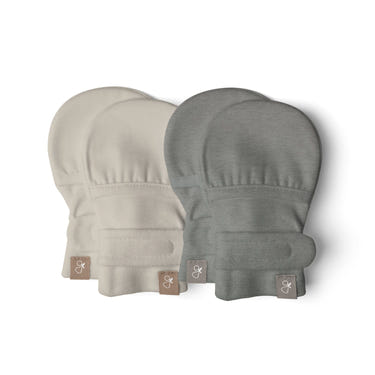Stay On 2-Pack Mitts by Boulder + Birch, perfect for keeping baby’s hands warm and cozy.