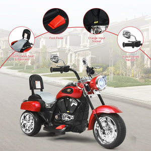 6V 3 Wheel Kids Motorcycle - Rechargeable for Kids - Electric Motorcycle