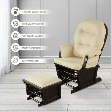 Baby Nursery Relax Rocker Rocking Chair Set