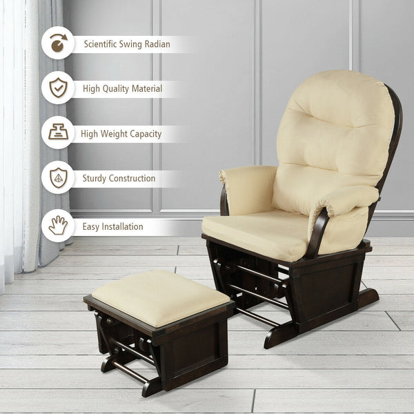 Baby Nursery Relax Rocker Rocking Chair Set
