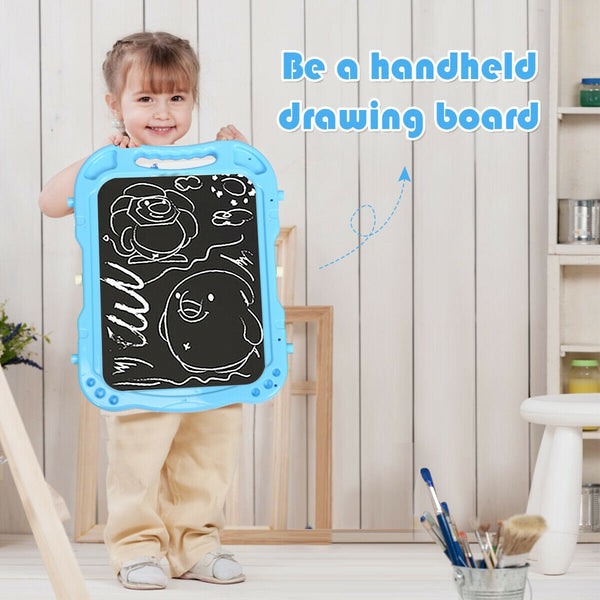 Height Adjustable Kids Art Easel Magnetic Double Sided Board for Toddlers & Kids