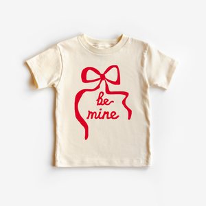 "Be Mine Ribbon baby top in angle 4 view, featuring a cute design for stylish infants."