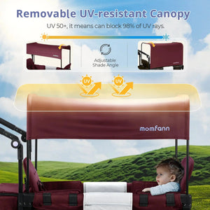 Momfann Stroller Wagon for Kids – 2-Seater All-Terrain Baby Wagon