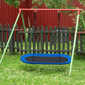 60 Inch Saucer Surf Outdoor Adjustable Swing Set - Electric for Infants