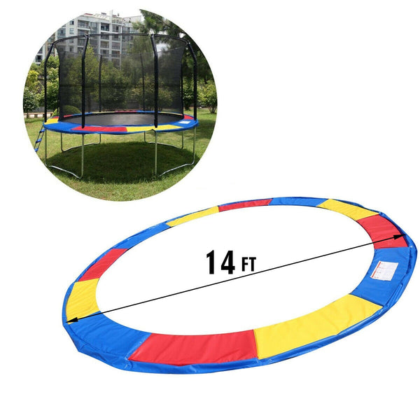 Colorful Safety Round Spring Pad Replacement Cover for 14' Trampoline