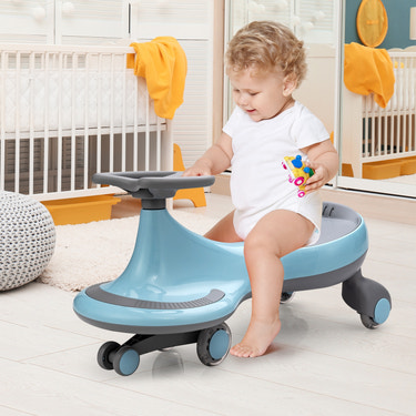 Wiggle Car Ride-on Toy with Flashing Wheels - Educational for Kids