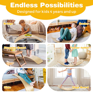 15.5 Inch Wobble Board for Kids and Adults