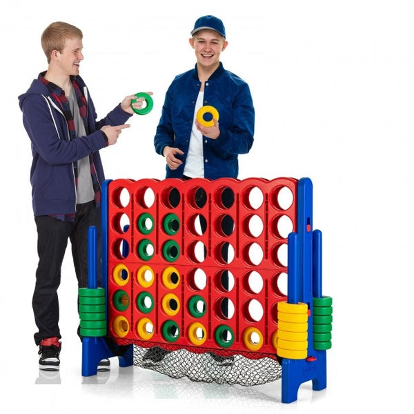 4-to-Score Giant Game Set with Net Storage - Multi - Multi-Tier