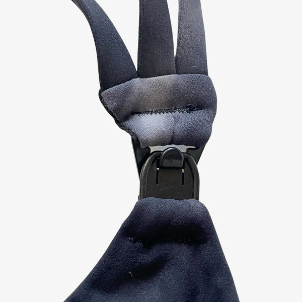 Chloe 4 Running Nursing & Pumping Sports Bra (Black Cloud)