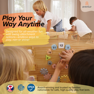 Alpine Adventure Indoor Play Gym: Climber, slide, and activity set for kids, shown from angle 7.
