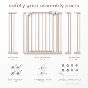 Baby Safety Gate in Blush