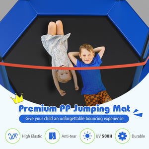 7 Feet Kids Recreational Bounce Jumper Trampoline - Safety Net