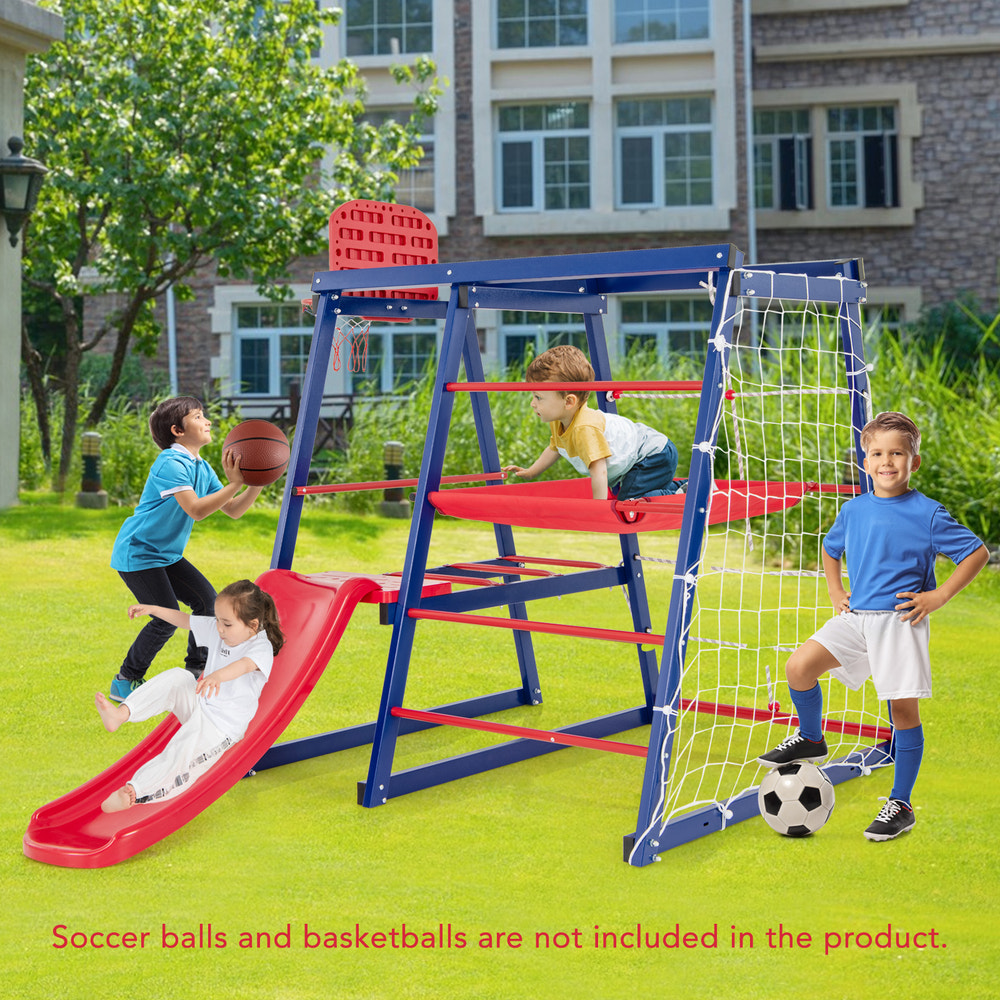7-In-1 Metal Toddler Climbing Toys for 3-7 Years Old for Toddlers & Kids