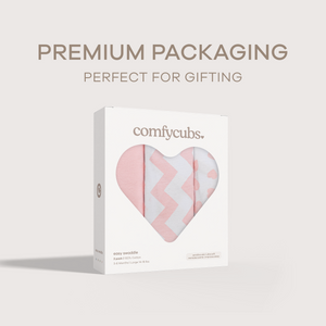 Easy Swaddle Blankets in Pink, Pack of 3