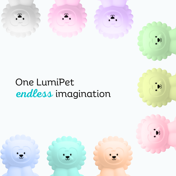 LumiPets® Luther the Lion- Children's Touch Night Light