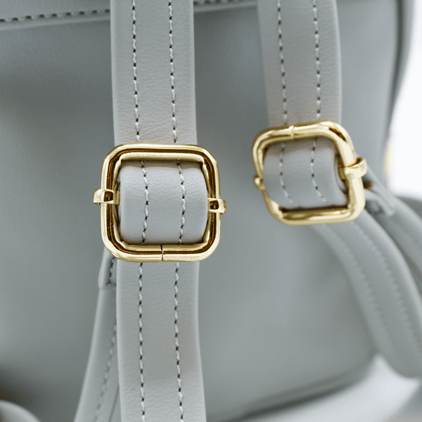 The Sleepy Panda Buddy - Vegan Leather Ultra-Mini Backpack