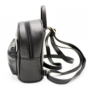 The Sleepy Panda Buddy - Vegan Leather Ultra-Mini Backpack