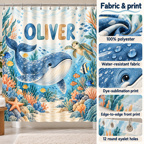 Fabric details: 100% polyester, water-resistant, dye-sublimation print, 12 round eyelet holes