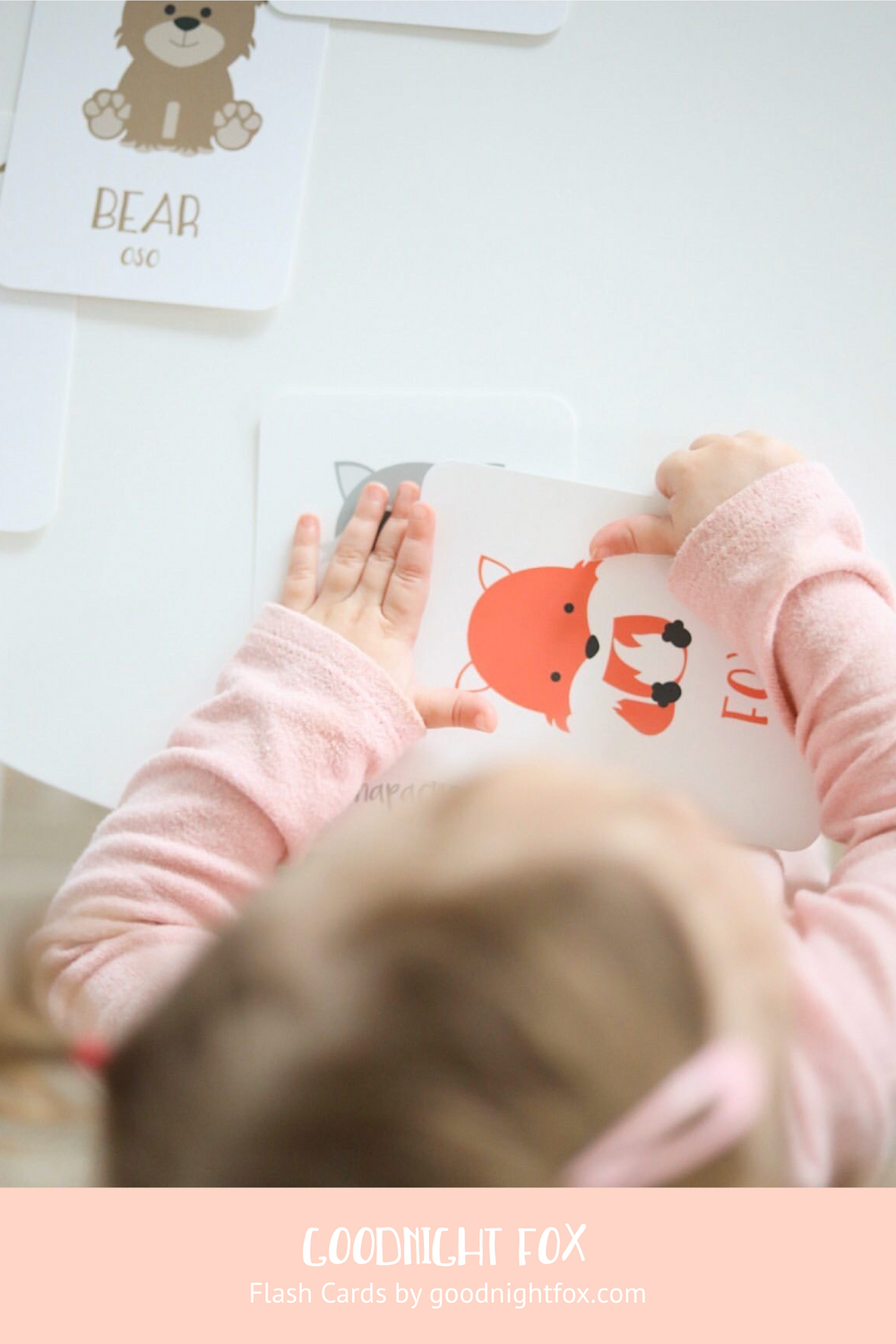 Woodland Animal Flashcards for babies, featuring colorful illustrations of forest animals for learning and play.
