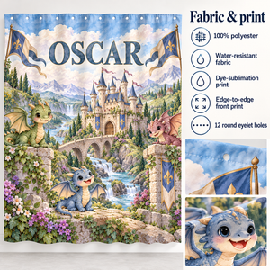 Fabric details: 100% polyester, water-resistant, dye-sublimation print, 12 round eyelet holes