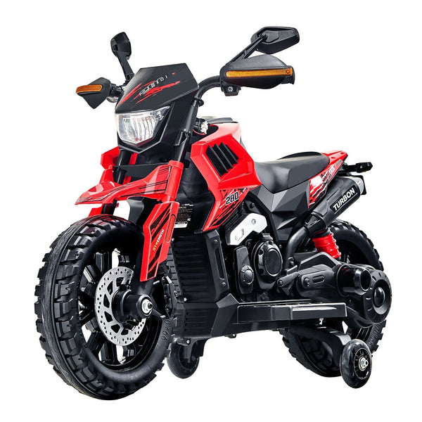 Kids' 12V Electric Ride-On Motorcycle with LED Lights
