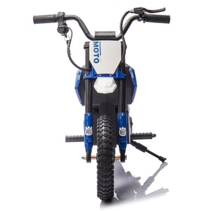 24V Electric Motocross Ride-On Motorcycle for Kids Ages 5-12
