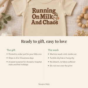 Baby bodysuit gift and care guide