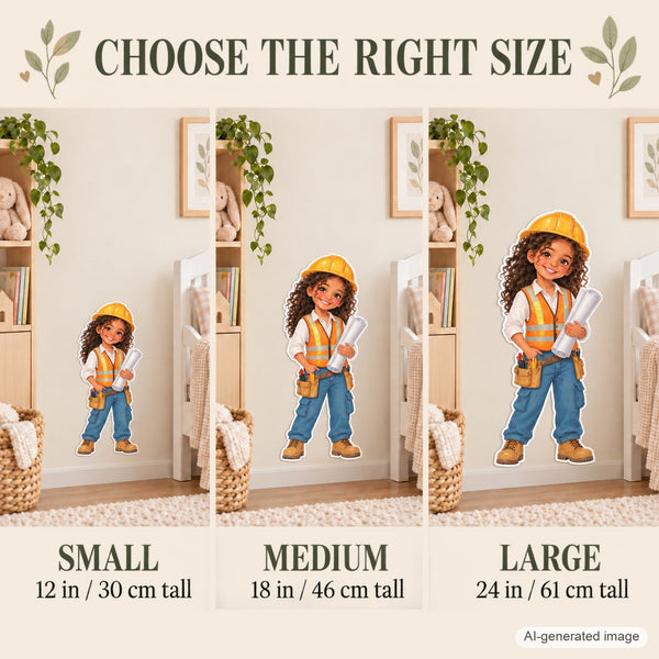 Personalized Engineer Wall Decal from Photo, Dream Job Sticker, image 7
