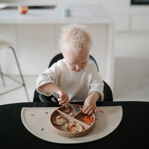 Mushie Silicone Placemat Food-Grade Silicone Soft Colors