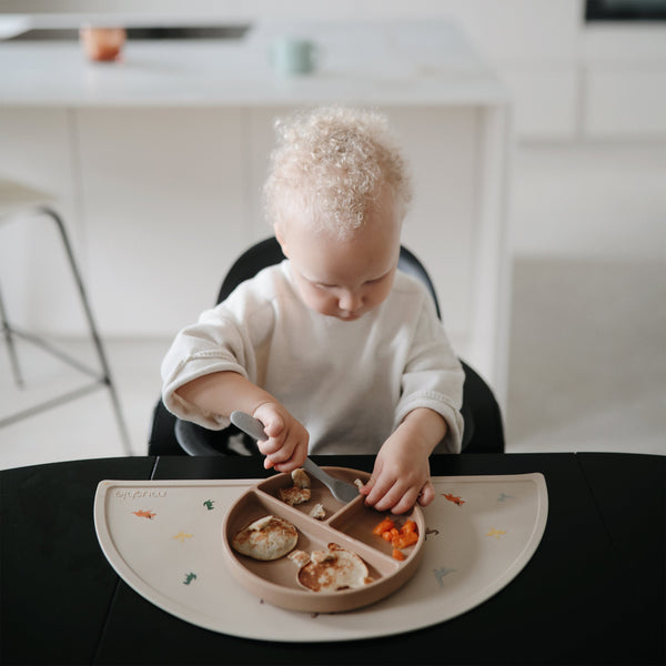 Mushie Silicone Placemat Food-Grade Silicone Soft Colors