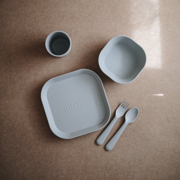 Mushie Dinnerware Cups Soft Colors Non-Toxic PP Plastic