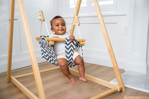Spruce | Foldable Baby Swing - Gray