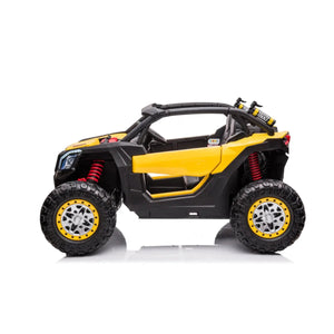 24V 4x4 Freddo Storm UTV 2 Seater ride-on car for kids, shown from angle 26, perfect for outdoor adventures.