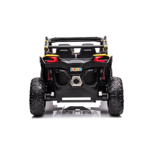 24V 4x4 Freddo Storm UTV 2 Seater ride-on car for kids, angled view showcasing its design and features.