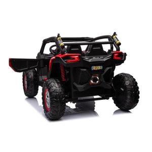 24V 4x4 Freddo Storm UTV 2 Seater ride-on car for kids, shown from angle 9, perfect for outdoor adventures.