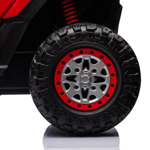 24V 4x4 Freddo Storm UTV 2 Seater ride-on car for kids, shown from angle 10, perfect for outdoor adventures.