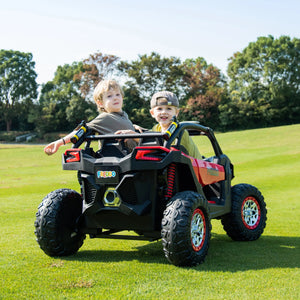 24V 4x4 Freddo Storm UTV 2 Seater ride-on car for kids, showcasing its sleek design from angle 6.