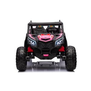 24V 4x4 Freddo Storm UTV 2 Seater ride-on car for kids, angled view showcasing its design and features.