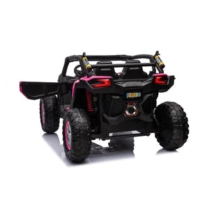 24V 4x4 Freddo Storm UTV 2 Seater ride-on car for kids, shown from angle 19, perfect for outdoor adventures.
