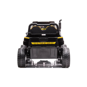 24V Freddo Tractor Trailer 2 Seater Ride-on with Dump Cart and Remote, viewed from angle 17. Perfect for outdoor fun!