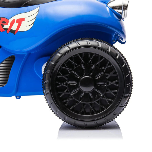 12V Freddo Kids Cruiser 1 Seater Motorcycle in angle view, perfect ride-on car for adventurous toddlers.