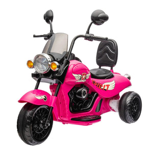 12V Freddo Kids Cruiser motorcycle for kids, one-seater ride-on car, angled view showcasing vibrant design and features.