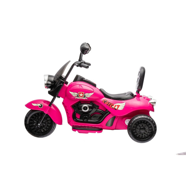 12V Freddo Kids Cruiser 1 Seater Motorcycle in angle view, perfect ride-on car for adventurous toddlers.