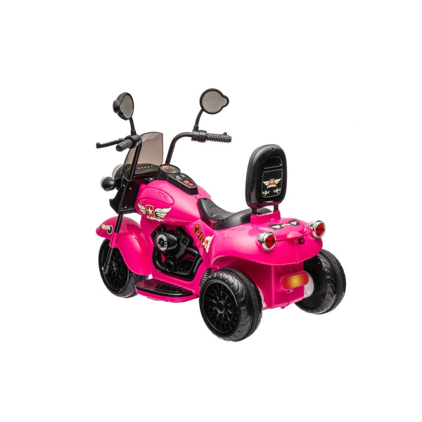12V Freddo Kids Cruiser 1 Seater Motorcycle at a 25-degree angle, perfect for adventurous young riders.
