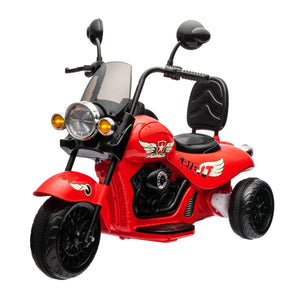 12V Freddo Kids Cruiser 1 Seater Motorcycle in angle view, perfect ride-on car for adventurous toddlers.