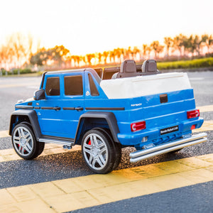 12V Mercedes Maybach G650 Landaulet ride-on car for kids, one-seater, angle view 14.