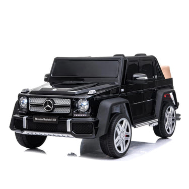 12V Mercedes Maybach G650 Landaulet ride-on car for kids, one-seater, stylish design, perfect for outdoor fun.