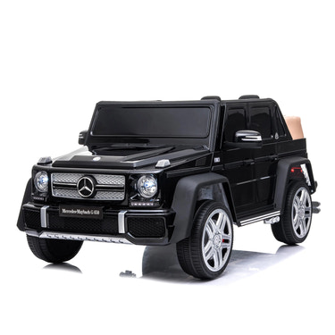 12V Mercedes Maybach G650 Landaulet ride-on car for kids, one-seater, stylish design, perfect for outdoor fun.
